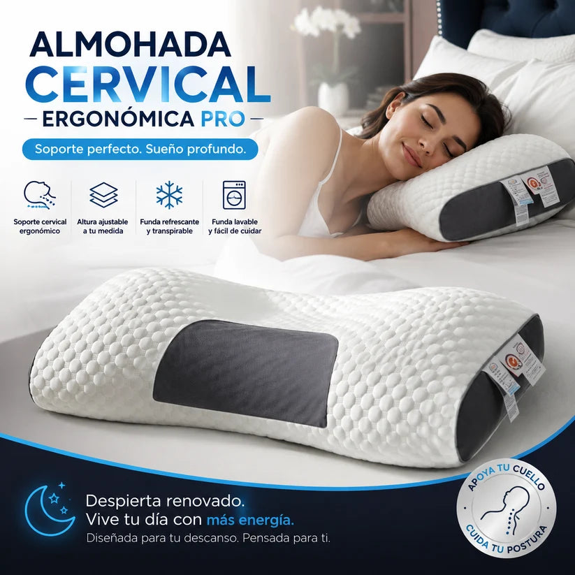 Almohada Cervical Anti-Dolor de Cuello